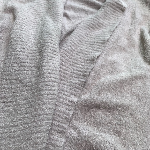 Barefoot Dreams Tan Bamboo Chic Lite Cardigan Soft Open Front XS/S. Oatmeal - Picture 6 of 6